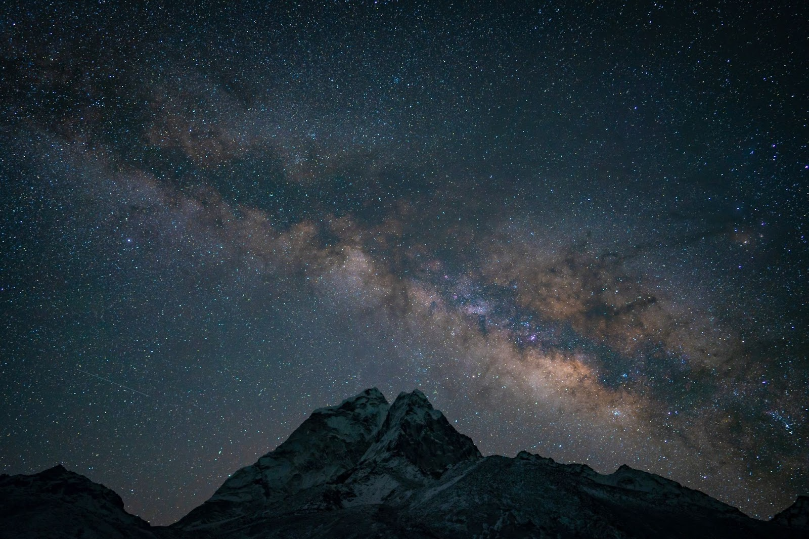 Time Lapse. Dengboche (14,500 feet) by Mikhail (Sydney). 2am - sunrise