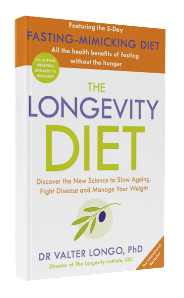 Book cover of The Longevity Diet by Valter Longo