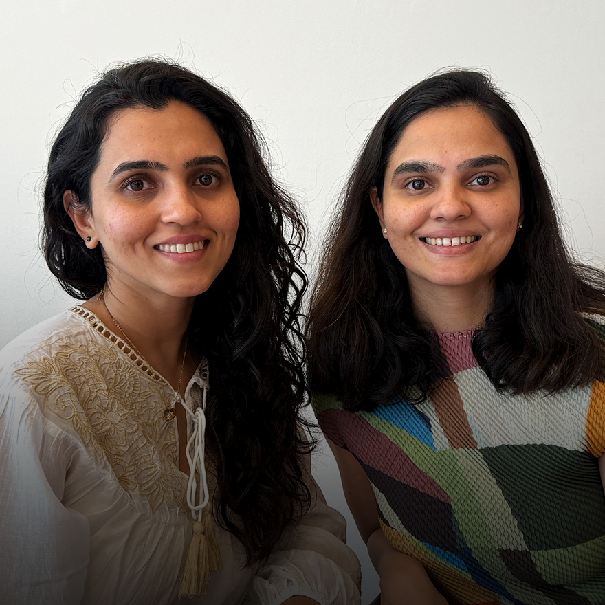 Evenly co-founders Aastha Pitalia & Dr. Shraddha Pitalia