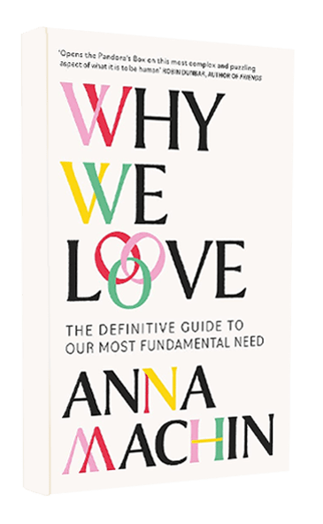 why we love by anna machin book jacket for connecting the dots
